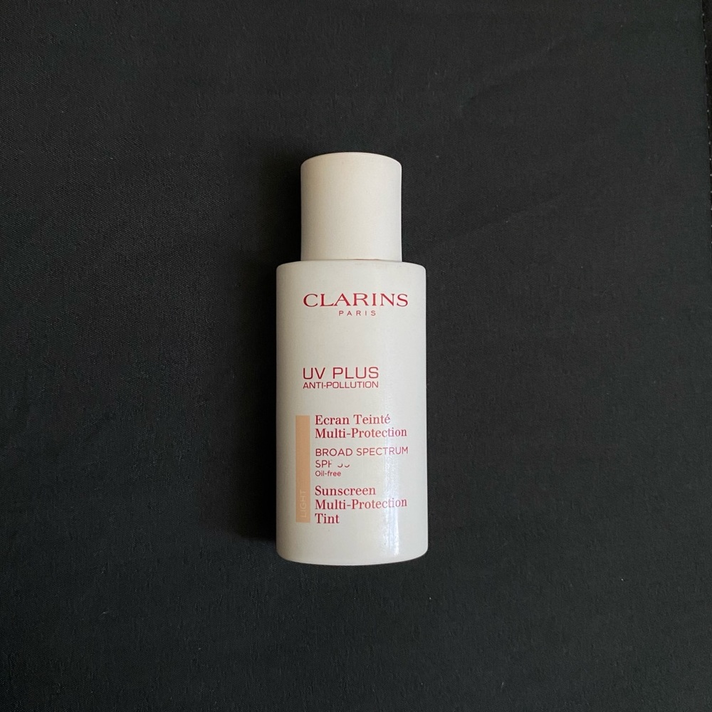 Clarins multi-protection tinted sunscreen SPF 50
